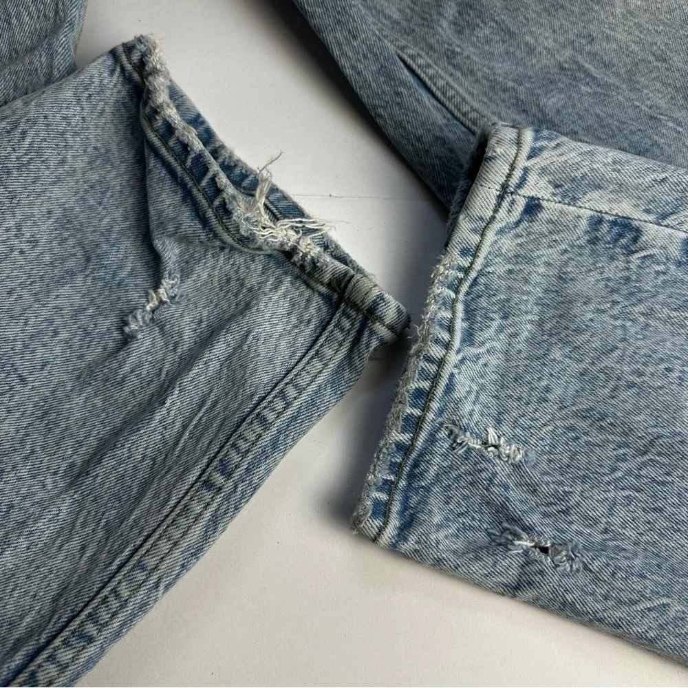 Abercrombie & Fitch The 90's Straight Ultra High Rise Jeans Women's Size 8 R Y2K